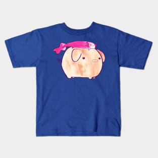 Axolotl and Pig Watercolor Kids T-Shirt